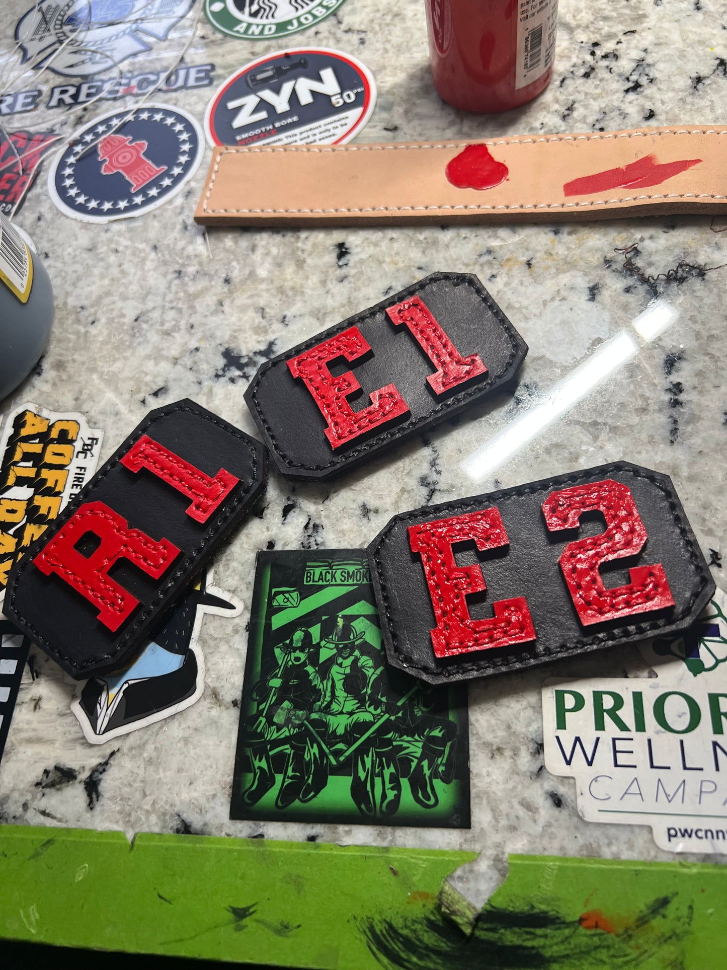 Leather Fire Shield Fully Custom Level