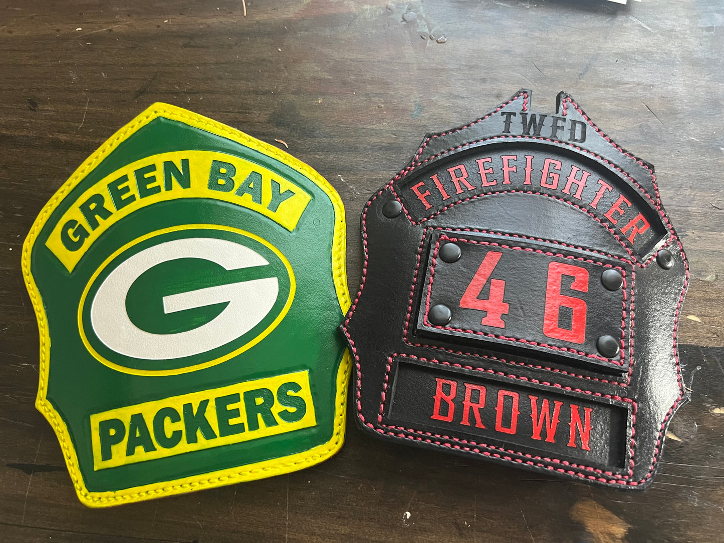 Leather Fire Shield Fully Custom Level